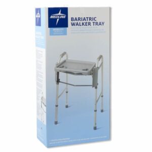 Medline- Plateau avec porte-gobelet pour marchette bariatrique