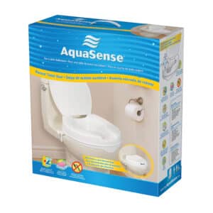Aquasense- Siège de toilette allongé et surélevé