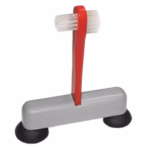 Practika- Brosse à dentier sur ventouse