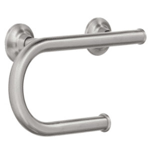 Moen- Barre d'appui designer avec support pour rouleau de papier hygiénique intégré