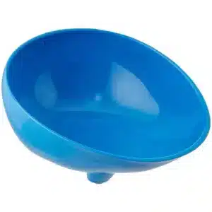Scooper bol bleu à rebord