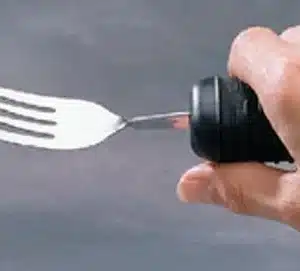 Fourchette à prise facile lestée