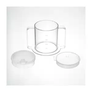 Performance health- Tasse anti-déversement avec couvercle transparent